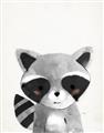 Picture of Curious Raccoon  _GroupedProduct_Rectangle_Portrait_Mini_ _GroupedProduct_Rectangle_Portrait_Unframed_Print_Only_