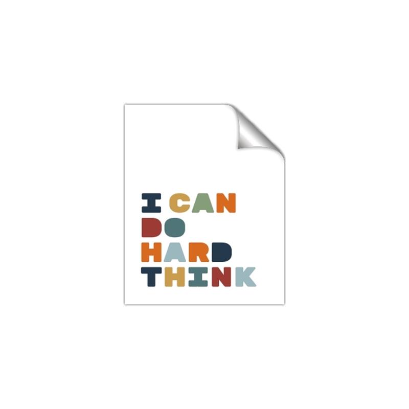 Picture of Hard think Kids _GroupedProduct_Rectangle_Portrait_Mini_ _GroupedProduct_Rectangle_Portrait_Unframed_Print_Only_