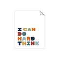 Picture of Hard think Kids _GroupedProduct_Rectangle_Portrait_Mini_ _GroupedProduct_Rectangle_Portrait_Unframed_Print_Only_