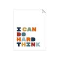 Picture of Hard think Kids _GroupedProduct_Rectangle_Portrait_Mini_ _GroupedProduct_Rectangle_Portrait_Unframed_Print_Only_