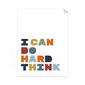 Picture of Hard think Kids _GroupedProduct_Rectangle_Portrait_Mini_ _GroupedProduct_Rectangle_Portrait_Unframed_Print_Only_