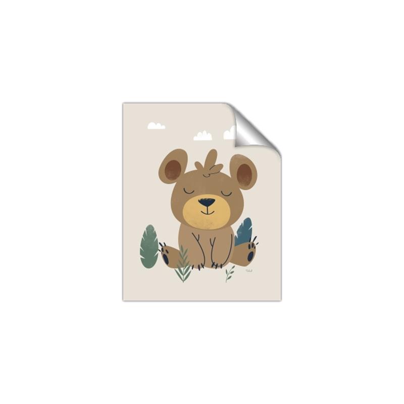 Picture of Friendly bear cub  _GroupedProduct_Rectangle_Portrait_Mini_ _GroupedProduct_Rectangle_Portrait_Unframed_Print_Only_