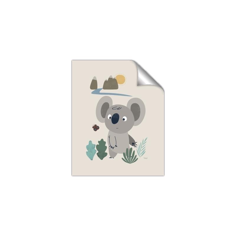 Picture of Curious koala _GroupedProduct_Rectangle_Portrait_Mini_ _GroupedProduct_Rectangle_Portrait_Unframed_Print_Only_
