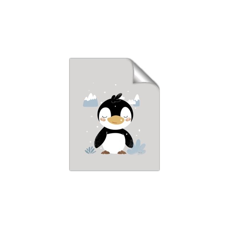 Picture of Friendly Penguin  _GroupedProduct_Rectangle_Portrait_Mini_ _GroupedProduct_Rectangle_Portrait_Unframed_Print_Only_