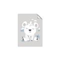 Picture of Smiling Polar bear _GroupedProduct_Rectangle_Portrait_Mini_ _GroupedProduct_Rectangle_Portrait_Unframed_Print_Only_