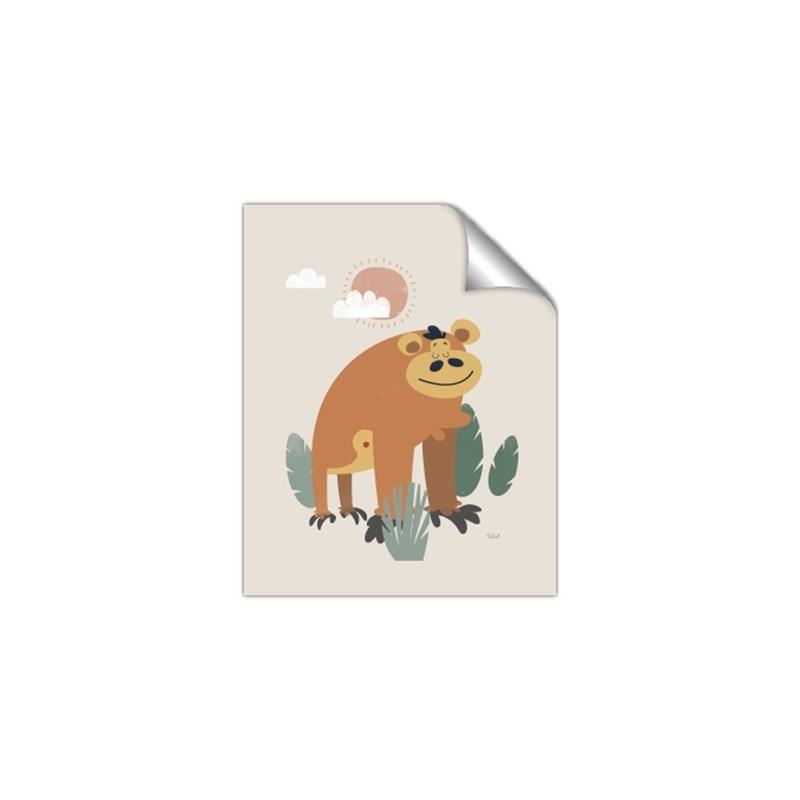 Picture of Friendly Chimp _GroupedProduct_Rectangle_Portrait_Mini_ _GroupedProduct_Rectangle_Portrait_Unframed_Print_Only_