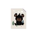Picture of Cute black bear  _GroupedProduct_Rectangle_Portrait_Mini_ _GroupedProduct_Rectangle_Portrait_Unframed_Print_Only_