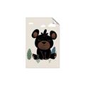 Picture of Cute black bear  _GroupedProduct_Rectangle_Portrait_Mini_ _GroupedProduct_Rectangle_Portrait_Unframed_Print_Only_