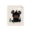 Picture of Cute black bear  _GroupedProduct_Rectangle_Portrait_Mini_ _GroupedProduct_Rectangle_Portrait_Unframed_Print_Only_