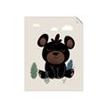 Picture of Cute black bear  _GroupedProduct_Rectangle_Portrait_Mini_ _GroupedProduct_Rectangle_Portrait_Unframed_Print_Only_