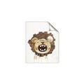Picture of Roaring Lion cub _GroupedProduct_Rectangle_Portrait_Mini_ _GroupedProduct_Rectangle_Portrait_Unframed_Print_Only_
