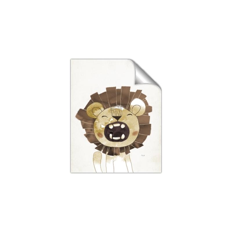 Picture of Roaring Lion cub _GroupedProduct_Rectangle_Portrait_Mini_ _GroupedProduct_Rectangle_Portrait_Unframed_Print_Only_