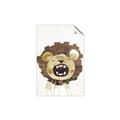 Picture of Roaring Lion cub _GroupedProduct_Rectangle_Portrait_Mini_ _GroupedProduct_Rectangle_Portrait_Unframed_Print_Only_