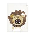Picture of Roaring Lion cub _GroupedProduct_Rectangle_Portrait_Mini_ _GroupedProduct_Rectangle_Portrait_Unframed_Print_Only_