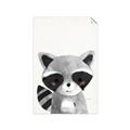 Picture of Curious Raccoon  _GroupedProduct_Rectangle_Portrait_Mini_ _GroupedProduct_Rectangle_Portrait_Unframed_Print_Only_