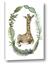 Picture of Palm Wreath Giraffe