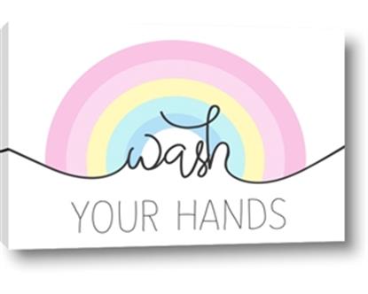 Picture of Wash your hands pastel