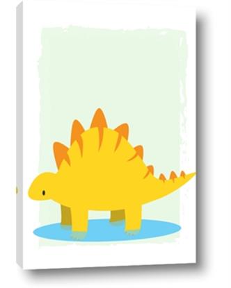 Picture of Yellow Stegosaurus