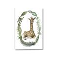Picture of Palm Wreath Giraffe _GroupedProduct_Rectangle_Portrait_Mini_ _GroupedProduct_Rectangle_Portrait_Canvas_