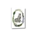 Picture of Palm Wreath Zebra _GroupedProduct_Rectangle_Portrait_Mini_ _GroupedProduct_Rectangle_Portrait_Canvas_