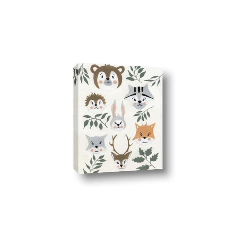 Picture of Safari Heads II (make bkg white) _GroupedProduct_Rectangle_Portrait_Mini_ _GroupedProduct_Rectangle_Portrait_Canvas_