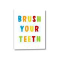 Picture of Brush your teeth multi Colour I _GroupedProduct_Rectangle_Portrait_Mini_ _GroupedProduct_Rectangle_Portrait_Canvas_