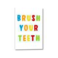 Picture of Brush your teeth multi Colour I _GroupedProduct_Rectangle_Portrait_Mini_ _GroupedProduct_Rectangle_Portrait_Canvas_
