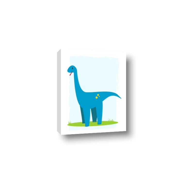 Picture of Blue  Brachiosaurus _GroupedProduct_Rectangle_Portrait_Mini_ _GroupedProduct_Rectangle_Portrait_Canvas_