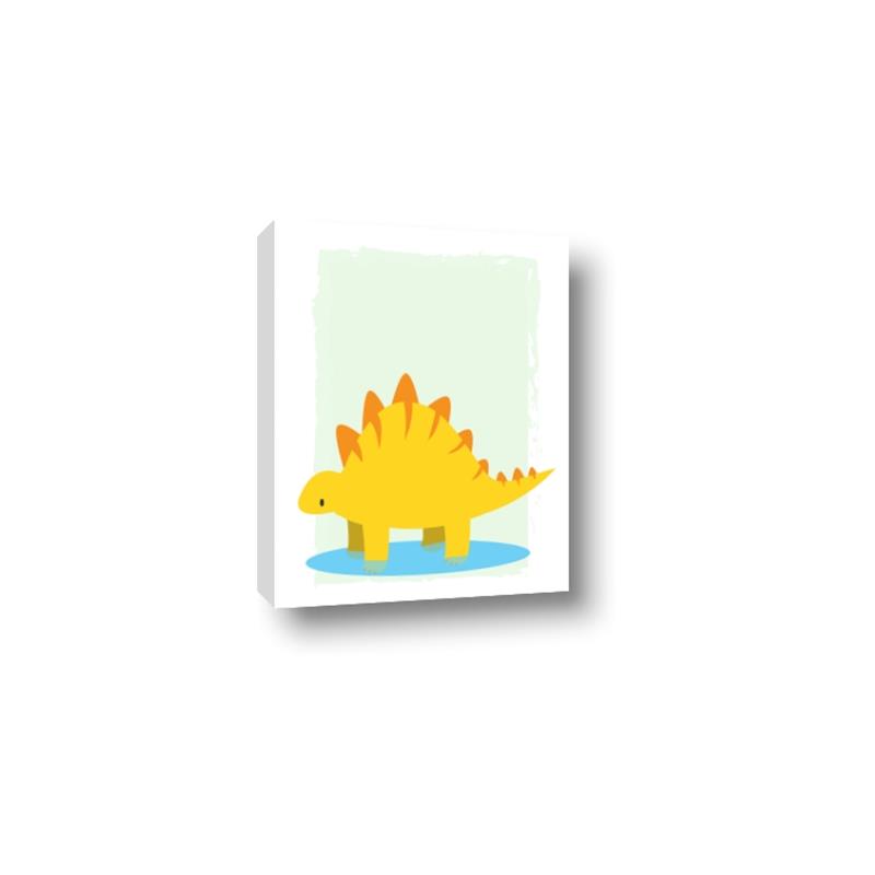 Picture of Yellow Stegosaurus _GroupedProduct_Rectangle_Portrait_Mini_ _GroupedProduct_Rectangle_Portrait_Canvas_