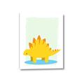 Picture of Yellow Stegosaurus _GroupedProduct_Rectangle_Portrait_Mini_ _GroupedProduct_Rectangle_Portrait_Canvas_