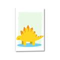 Picture of Yellow Stegosaurus _GroupedProduct_Rectangle_Portrait_Mini_ _GroupedProduct_Rectangle_Portrait_Canvas_