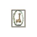 Picture of Palm Wreath Giraffe _GroupedProduct_Rectangle_Portrait_Mini_ _GroupedProduct_Rectangle_Portrait_Canvas_Framed_