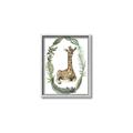 Picture of Palm Wreath Giraffe _GroupedProduct_Rectangle_Portrait_Mini_ _GroupedProduct_Rectangle_Portrait_Canvas_Framed_