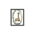 Picture of Palm Wreath Giraffe _GroupedProduct_Rectangle_Portrait_Mini_ _GroupedProduct_Rectangle_Portrait_Canvas_Framed_