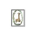 Picture of Palm Wreath Giraffe _GroupedProduct_Rectangle_Portrait_Mini_ _GroupedProduct_Rectangle_Portrait_Canvas_Framed_