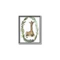 Picture of Palm Wreath Giraffe _GroupedProduct_Rectangle_Portrait_Mini_ _GroupedProduct_Rectangle_Portrait_Canvas_Framed_