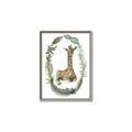 Picture of Palm Wreath Giraffe _GroupedProduct_Rectangle_Portrait_Mini_ _GroupedProduct_Rectangle_Portrait_Canvas_Framed_