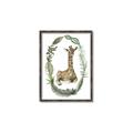 Picture of Palm Wreath Giraffe _GroupedProduct_Rectangle_Portrait_Mini_ _GroupedProduct_Rectangle_Portrait_Canvas_Framed_