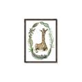 Picture of Palm Wreath Giraffe _GroupedProduct_Rectangle_Portrait_Mini_ _GroupedProduct_Rectangle_Portrait_Canvas_Framed_