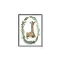 Picture of Palm Wreath Giraffe _GroupedProduct_Rectangle_Portrait_Mini_ _GroupedProduct_Rectangle_Portrait_Canvas_Framed_