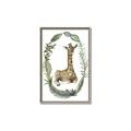 Picture of Palm Wreath Giraffe _GroupedProduct_Rectangle_Portrait_Mini_ _GroupedProduct_Rectangle_Portrait_Canvas_Framed_