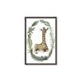 Picture of Palm Wreath Giraffe _GroupedProduct_Rectangle_Portrait_Mini_ _GroupedProduct_Rectangle_Portrait_Canvas_Framed_