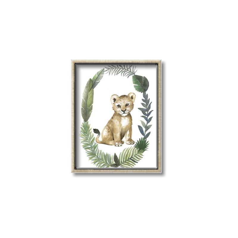 Picture of Palm Wreath Cub _GroupedProduct_Rectangle_Portrait_Mini_ _GroupedProduct_Rectangle_Portrait_Canvas_Framed_