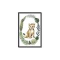 Picture of Palm Wreath Cub _GroupedProduct_Rectangle_Portrait_Mini_ _GroupedProduct_Rectangle_Portrait_Canvas_Framed_