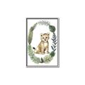 Picture of Palm Wreath Cub _GroupedProduct_Rectangle_Portrait_Mini_ _GroupedProduct_Rectangle_Portrait_Canvas_Framed_
