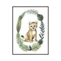 Picture of Palm Wreath Cub _GroupedProduct_Rectangle_Portrait_Mini_ _GroupedProduct_Rectangle_Portrait_Canvas_Framed_