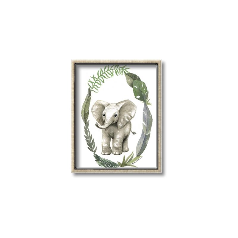 Picture of Elephant Palm Wreath _GroupedProduct_Rectangle_Portrait_Mini_ _GroupedProduct_Rectangle_Portrait_Canvas_Framed_