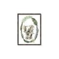Picture of Elephant Palm Wreath _GroupedProduct_Rectangle_Portrait_Mini_ _GroupedProduct_Rectangle_Portrait_Canvas_Framed_