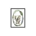 Picture of Elephant Palm Wreath _GroupedProduct_Rectangle_Portrait_Mini_ _GroupedProduct_Rectangle_Portrait_Canvas_Framed_