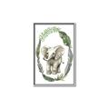 Picture of Elephant Palm Wreath _GroupedProduct_Rectangle_Portrait_Mini_ _GroupedProduct_Rectangle_Portrait_Canvas_Framed_